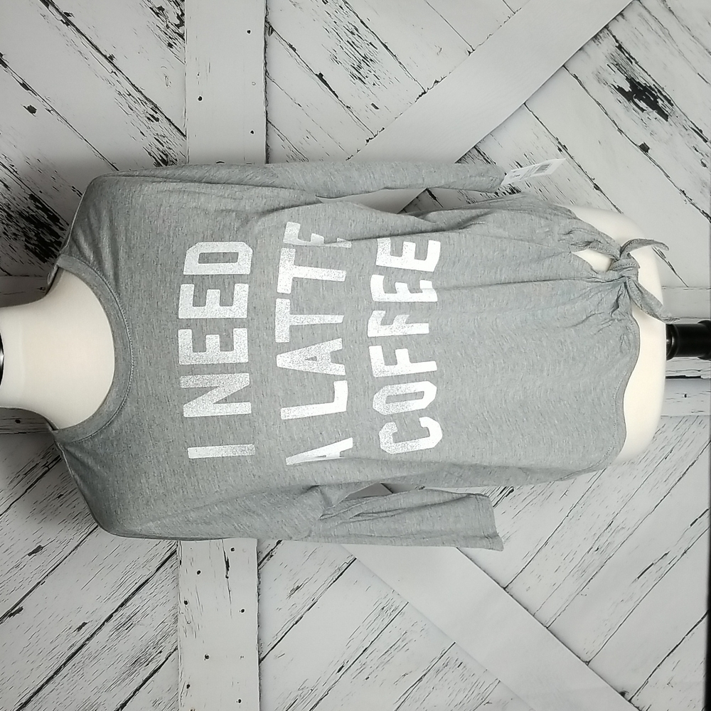 Modern Lux I Need A Latte Coffee Tee